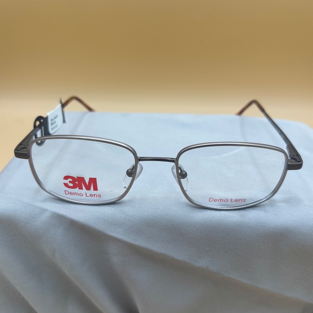 3M Steel 400 Safety Eyeglass Frames Gray Matte Brown Z87-2+ 51-19-145‎ NEW